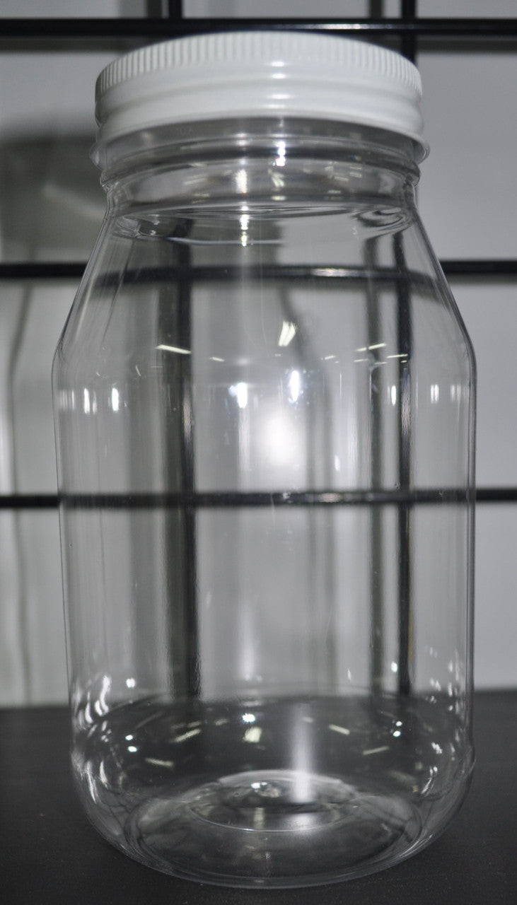 Plastic Feed Jar with Punched Cap