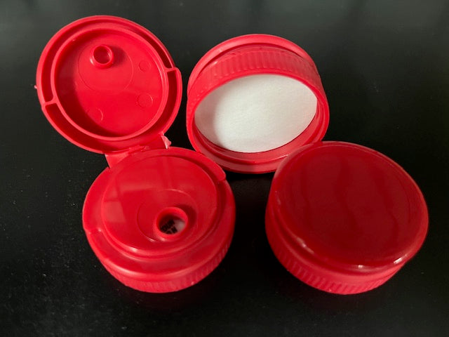 Flip-Top Caps, Red