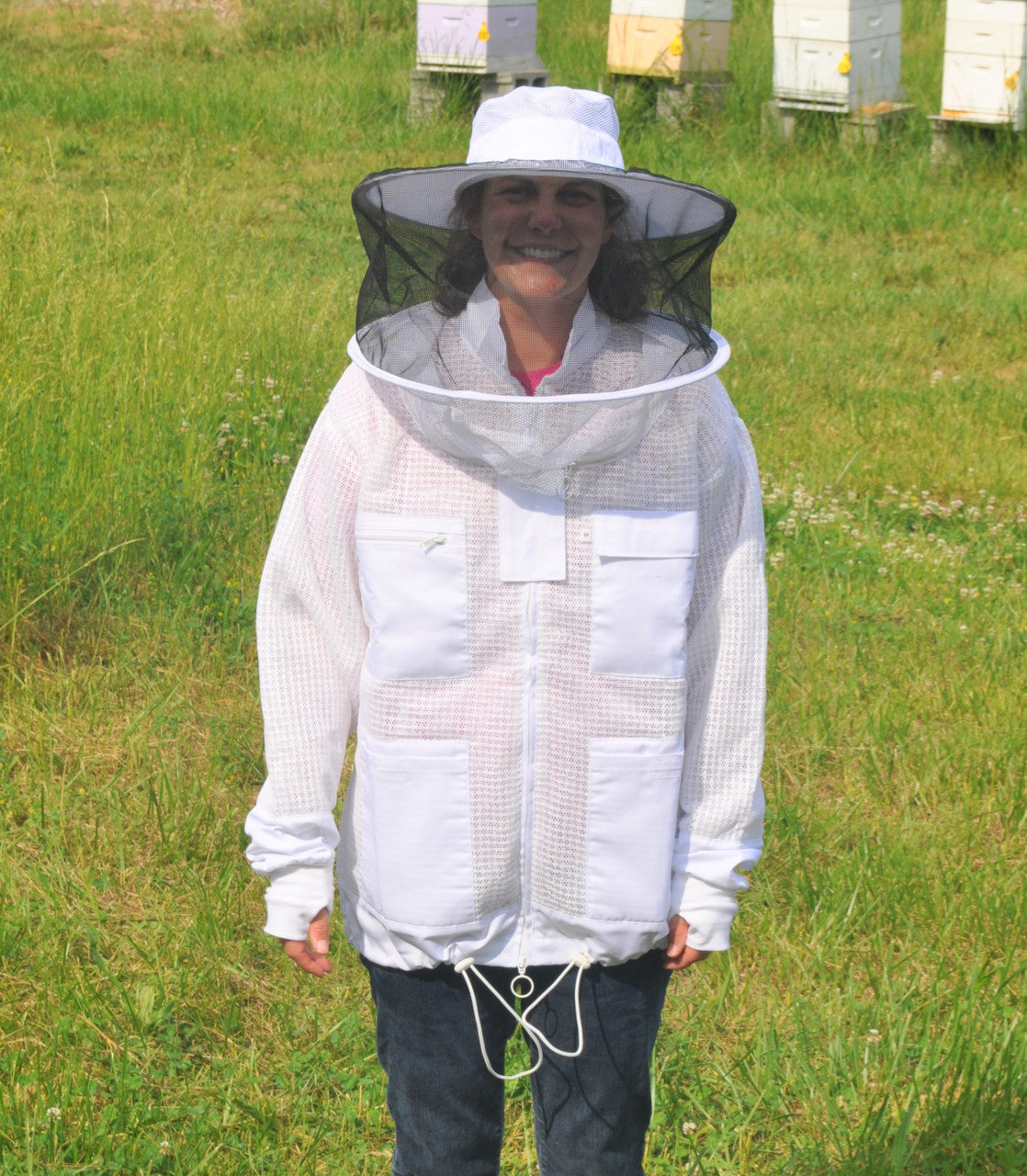 CLEARANCE-Full Vent Jacket with Round Veil