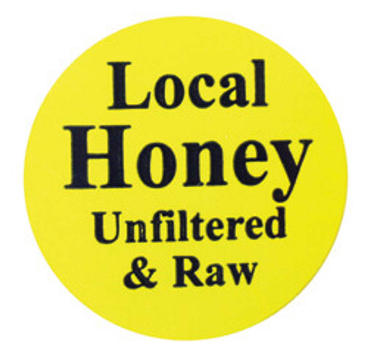 Local Honey Bottle Top Label, 50 Count
