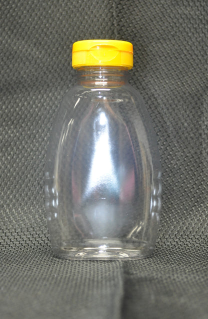 1 lb. Classic Plastic Honey Bottles (with caps and seals)