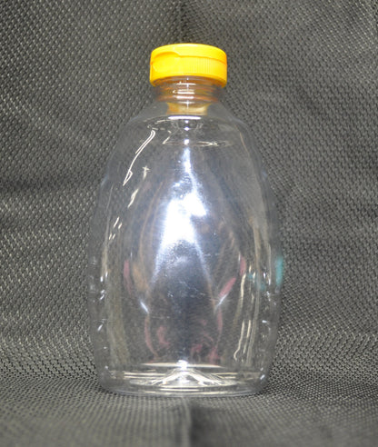 2 lb. Classic Plastic Honey Bottles (with caps and seals), BULK (168 count)