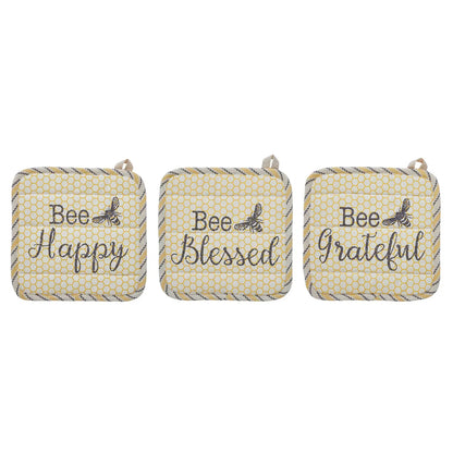 Buzzy Bees Pot Holders
