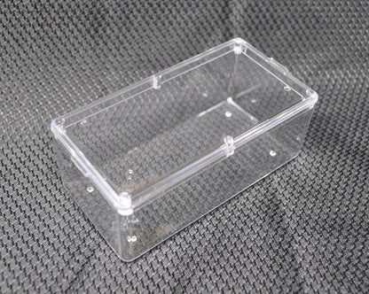 Half Size Comb Honey Trays with Lids, Clear Plastic, 20 Count