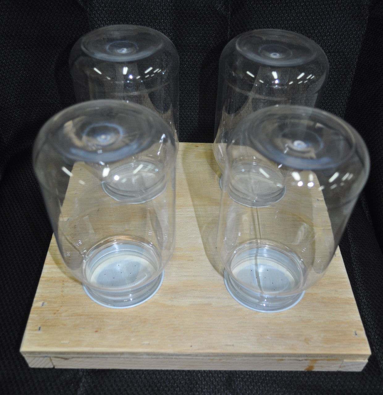 DRB Bee Hive Feeder (includes jars & caps): 4 Jar Top Feeder