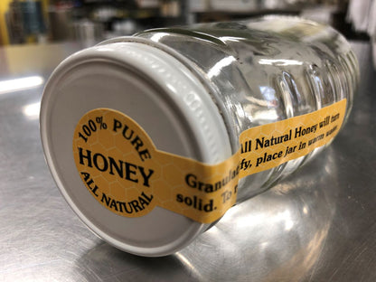Tamper Evident Labels for Glass Honey Bottles