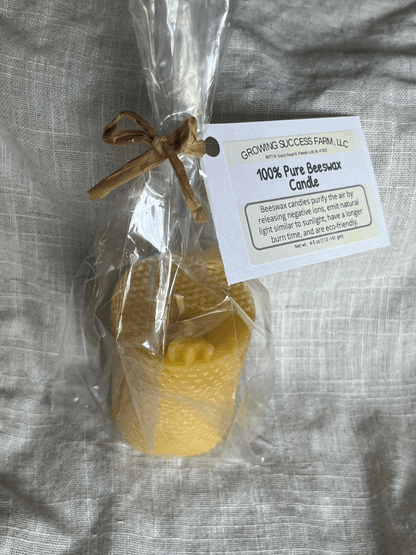 100% Pure Beeswax Candle