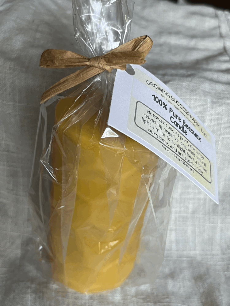 100% Pure Beeswax Candle